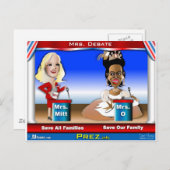 ミセス・ディベート ポストカード (正面/裏面)