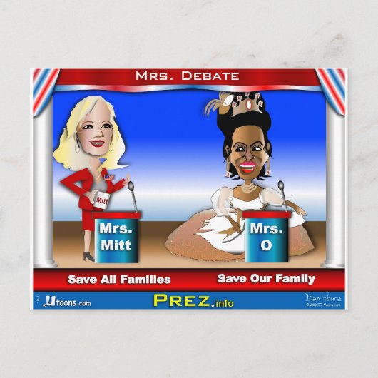 ミセス・ディベート ポストカード (正面)