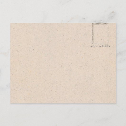 ミセス・ドーマウス・編み物 ポストカード (裏面)