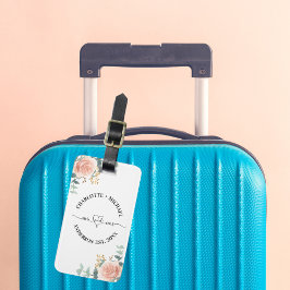 ミセス・ニューライヴァーズバラ金ゴールド花模様 ラゲッジタグ