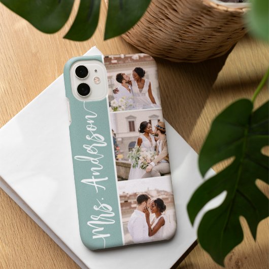 ミセス・ニュー結婚ネームのカップル写真集 Case-Mate iPhoneケース