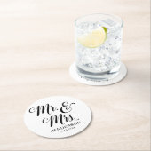 ミセス・ネーム結婚ズ ラウンドペーパーコースター (インサイチュ)