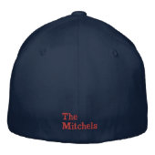 ミセス・ハット、新婚の花嫁ハット、ウィフィー・ハット、花嫁ギフト 刺繍入りキャップ (裏面)