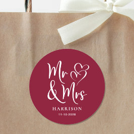 ミセス・バーグンディ結婚ズ ラウンドシール