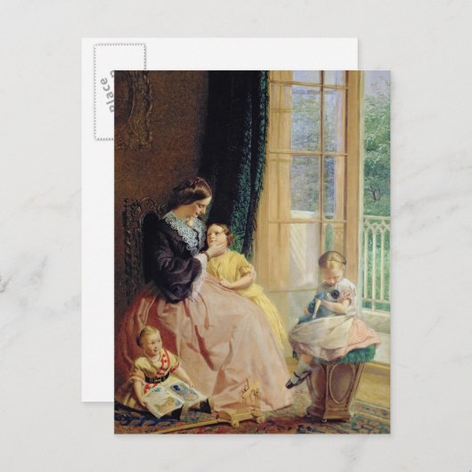 ミセス・ヒックス、メアリー、ローザ、エルガー ポストカード (正面/裏面)