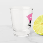 ミセス・ピンクの唇がグラスを撃った ショットグラス (左)
