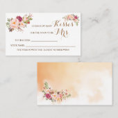 ミセス・ピンク・シャワーキスのゲーム・カードの数 プレイスカード (正面/裏面)