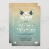 ミセス・フィッシュビーチ結婚式招待状 招待状 (正面/裏面)