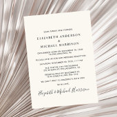 ミセス・フォトクリームウェディングレセプション招待状 案内状