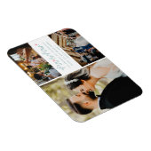 ミセス・フォト・コラージュ結婚の御礼 マグネット (右側)