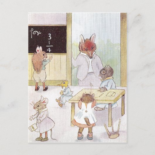 ミセス・フクロウの学校 ポストカード (正面)