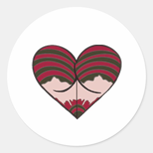 ミセス・フレディ・お尻 ラウンドシール (正面)