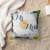 ミセス・フローラのピロー結婚ズデイジー クッション (ブランケット)