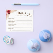 ミセス・ブライダルシャワー・カードを希望 チラシ (シングル)