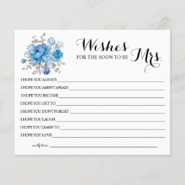 ミセス・ブライダルシャワー・カードを希望 チラシ