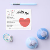 ミセス・ブライダルシャワー・カードを希望 チラシ (シングル)