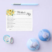 ミセス・ブライダルシャワー・カードを希望 チラシ (シングル)