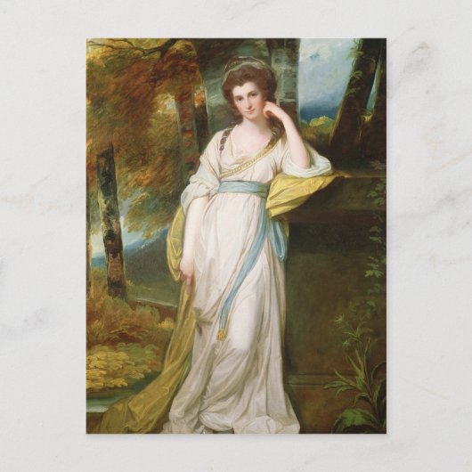 ミセス・ヘンリー・マクスウェルポートレート ポストカード (正面)