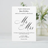 ミセス・ベーシック・結婚式招待状 招待状 (スタンド正面)