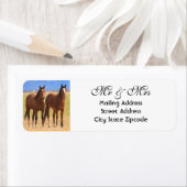 ミセス・ホース・差出人住所 ラベル (インサイチュ)