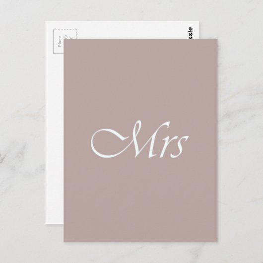 ミセス ポストカード (正面/裏面)