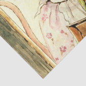 「ミセス・マウスがドールハウスを掃除する」ビアトリックス・ポッター 薄葉紙 (詳細)