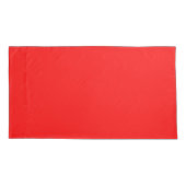 ミセス・ミスター・赤いハート・ラブ 枕カバー (裏面-左)