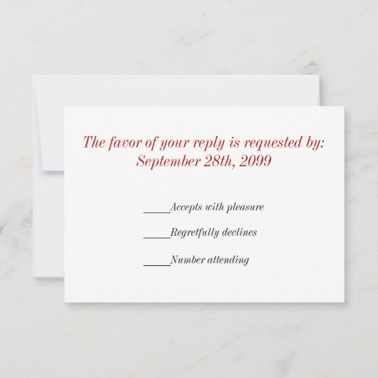 ミセス&ミセスゲイレズビアンウェディングRSVP in Silver 出欠カード (裏面)