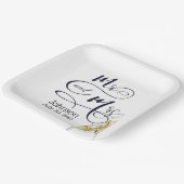 ミセス・ミセス・アニバーサリー・シャンパントースト ペーパープレート (傾斜あり)