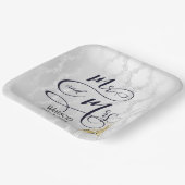 ミセス・ミセス・アニバーサリー・シャンパントースト ペーパープレート (傾斜あり)