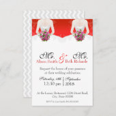 ミセス＆ミセス・ボウ 招待状 (正面/裏面)