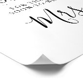 ミセス・ミニマルブライダルシャワー・ゲーム・セットのキス ポスター (角)