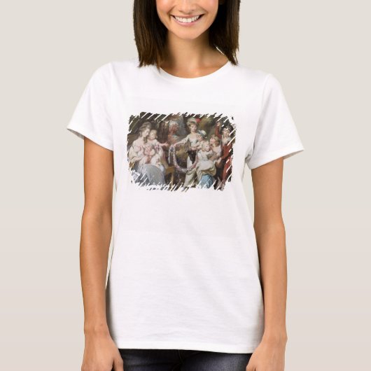 ミセス・ユスティニアン・カサマホルと子供8人 Tシャツ (正面)