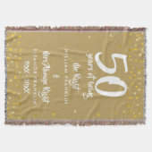 ミセス・ライト・おもしろい・ゴールデン50周年記念 スローブランケット (正面)