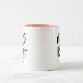 ミセス・ライト・おもしろい ツートーンマグカップ (中央)