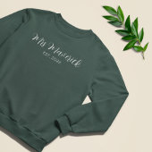 ミセス・ラストカスタムネーム花嫁は未来のミセス スウェットシャツ