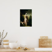 ミセス・ローンド・ストーンc.1775のポートレート ポスター (キッチン)