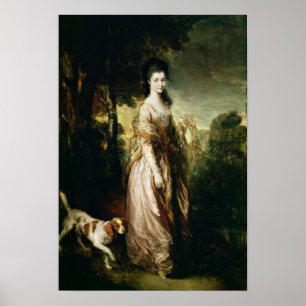 ミセス・ローンド・ストーンc.1775のポートレート ポスター