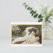 ミセス・ワインは温かいベビーのための鎮静剤シロップを遅らせる ポストカード (スタンド正面)