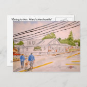 ミセス・ワーズ・マーチャンタイルに行く ポストカード (正面/裏面)