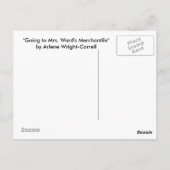 ミセス・ワーズ・マーチャンタイルに行く ポストカード (裏面)