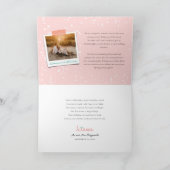 ミセス・初めてのクリスマス・フォト・コラージュ結婚ズ シーズンカード (内部)