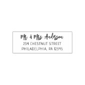 ミセス・差出人住所結婚の印鑑 セルフインキングスタンプ (デザイン)