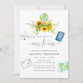 ミセス・恋しく思・ブライダルシャワーに水の色 招待状 (正面)