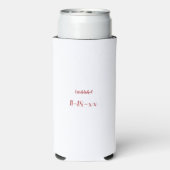 ミセス・氏カスタム姓ダブルハート日 スリム缶クーラー (Seltzer裏面)