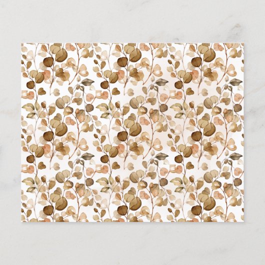 ミセス・秋の結婚式・シャワーを願う チラシ (裏面)