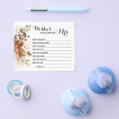 ミセス・秋の結婚式・シャワーを願う チラシ (シングル)