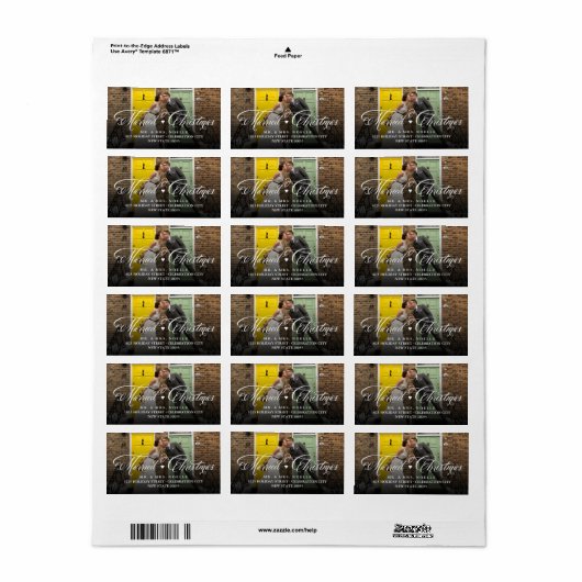 ミセス・結婚した初めてのクリスマスフォト結婚ズ ラベル (フルシート)