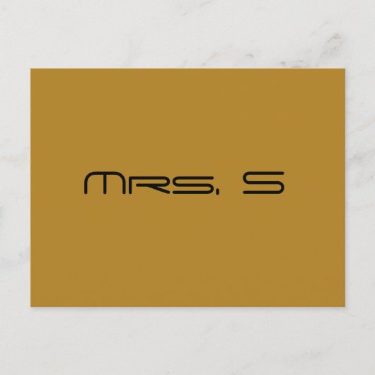 ミセス・Sは孤児ブラックの里親 ポストカード (正面)