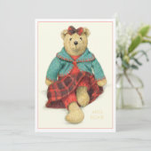 ミセスBEAR 5x7フラットクリスマスカード シーズンカード (スタンド正面)